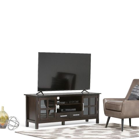 Kitchener Solid Wood 60 Inch Wide Contemporary Tv Media Stand In ... regarding Hickory TV Stands A Guide to Durability and Aesthetic Appeal