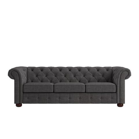 Knightsbridge Tufted Chesterfield Sofa By Inspire Q Artisan - Bed Bath ... regarding Beyond the Basics Exploring Chesterfield Sofa Materials