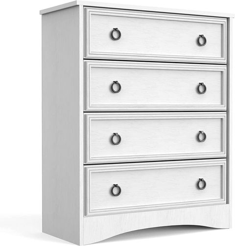 Lghm 4 Drawer Dresser For Bedroom, Modern Farmhouse Wood Chest Of ... within A Timeless Classic The Enduring Appeal of White Wood Chests with Five Drawers