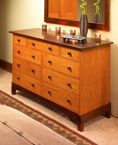 Nine-Drawer Dresser | Woodworking Project | Woodsmith Plans throughout
