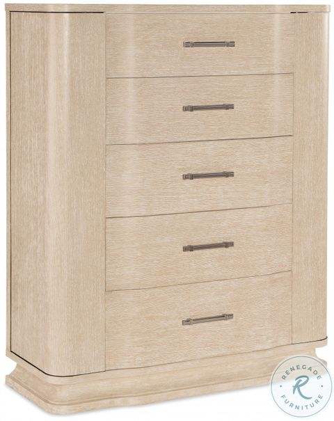 Nouveau Chic Sandstone 5 Drawer Chest From Hooker | Coleman Furniture in 5 Drawer Chest, Sandstone Finish