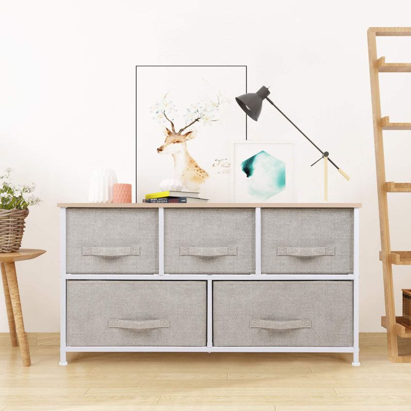 Rebrilliant Fluellen 5 - Drawer Chest Of Drawers &amp;Amp; Reviews | Wayfair.co.uk regarding