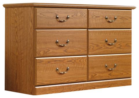 Sauder Orchard Hills Engineered Wood Dresser In Carolina Oak Finish ... with regard to Understanding the Construction and Features of Sauder Orchard Hills Dressers