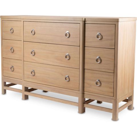 Sea Winds B36636-Sandstone Monterey 9 Drawer Dresser In Sandstone ... pertaining to Understanding the Enduring Appeal of Sandstone Finish Furniture