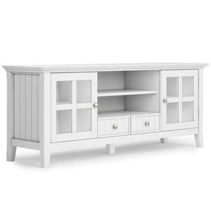Simpli Home Acadian Solid Wood 60 In. Wide Transitional Tv Media Stand ... throughout Acadian Solid Wood 60&quot; Tv Media Stand, Rustic Natural Aged Brown