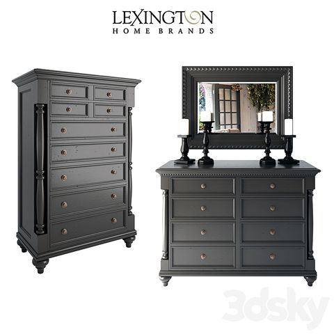 Stony Point Chest And Dresser - Sideboard & Chest Of Drawer - 3D Model intended for Stony Point Triple Dresser Deep Dive Unveiling Design Secrets