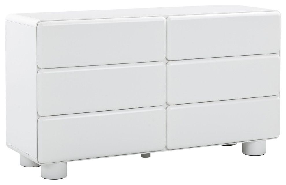 Tammy 6-Drawer Dresser - Contemporary - Dressers - By Tov Furniture | Houzz intended for Is the Tammy 6-Drawer Dresser Right for You? A Detailed Analysis