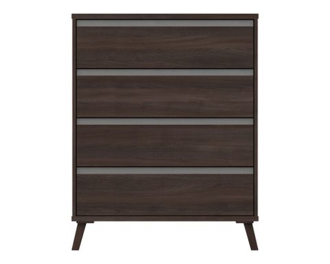 Thames Truffle Oak 4 Drawer Chest in 4 Drawer Chest Truffle