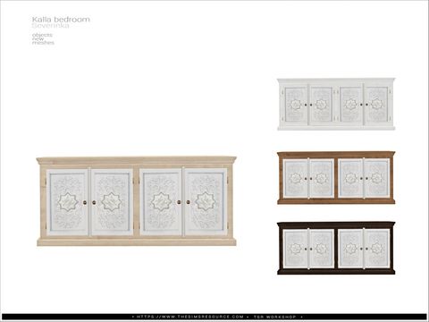 The Sims Resource - Kalla Bedroom - Dresser intended for