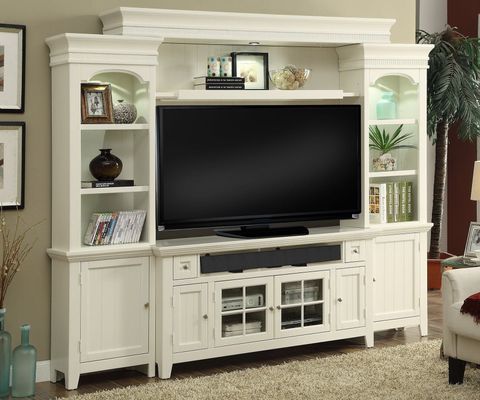 Tidewater 62" Console Entertainment Wall By Parker House Furniture ... throughout