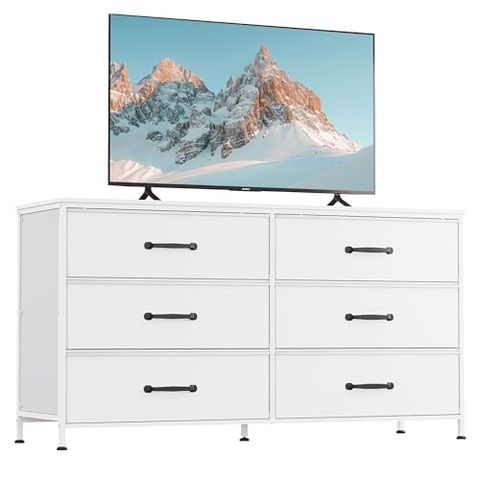 Top 5 Best White Dresser 6 Drawer 2024 - Guides By Rebatekey pertaining to 42" White 6-Drawer Dresser
