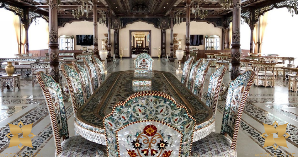&quot;Unveiling The Artistry: Syrian Handmade Mother-Of-Pearl Furniture&quot; with