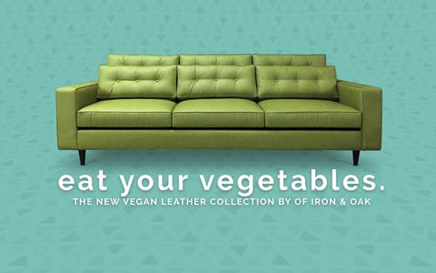 Vegan Leather Sofa | Baci Living Room pertaining to