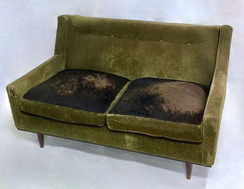 Velvet Loveseat within