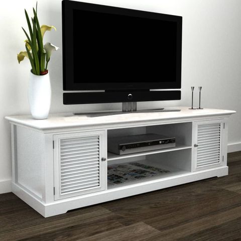 White Wooden Tv Stand | Vidaxl.co.uk intended for Finding the Perfect White Wooden TV Stand for Your Home