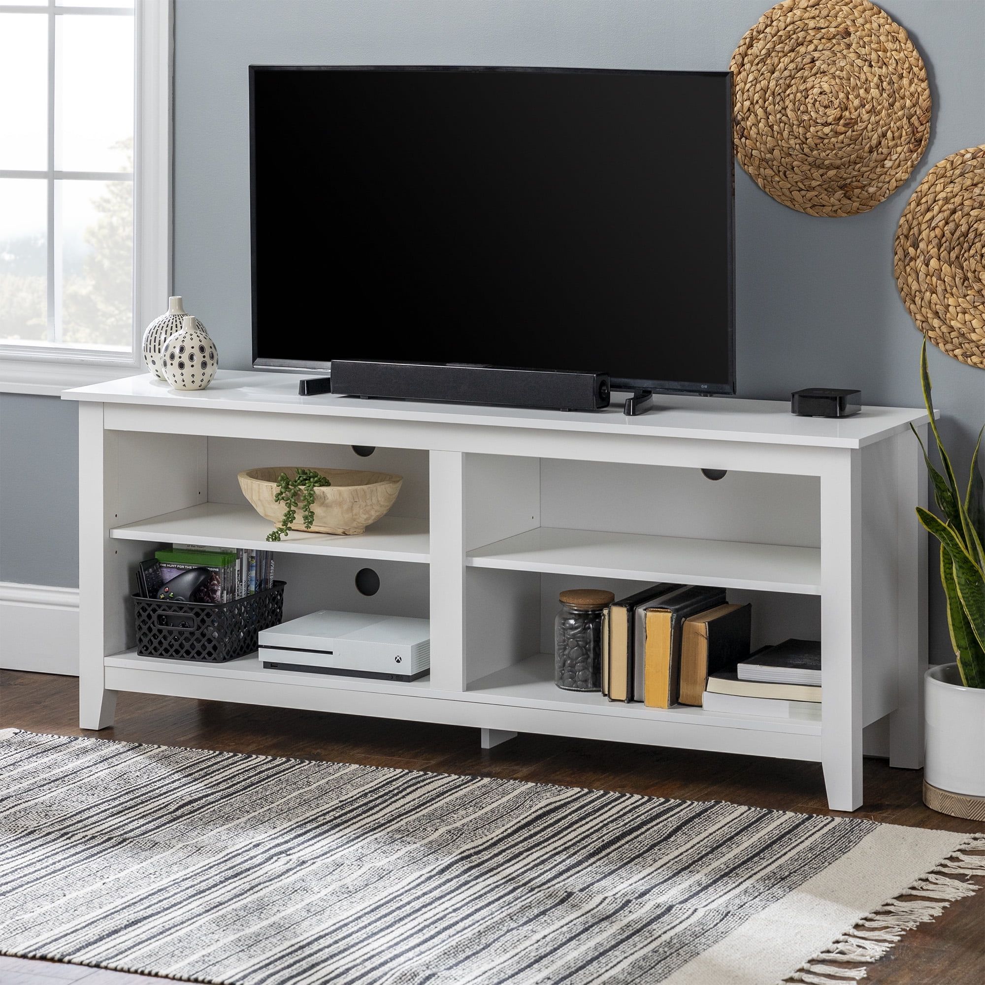 White Wooden Tv Stands And Cabinets - Image To U regarding Finding the Perfect White Wooden TV Stand for Your Home
