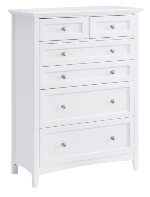 Whittier Mckenzie 6-Drawer Tall Chest in Understanding Quality Craftsmanship The Cassidy 6-Drawer Tall Chest Perspective