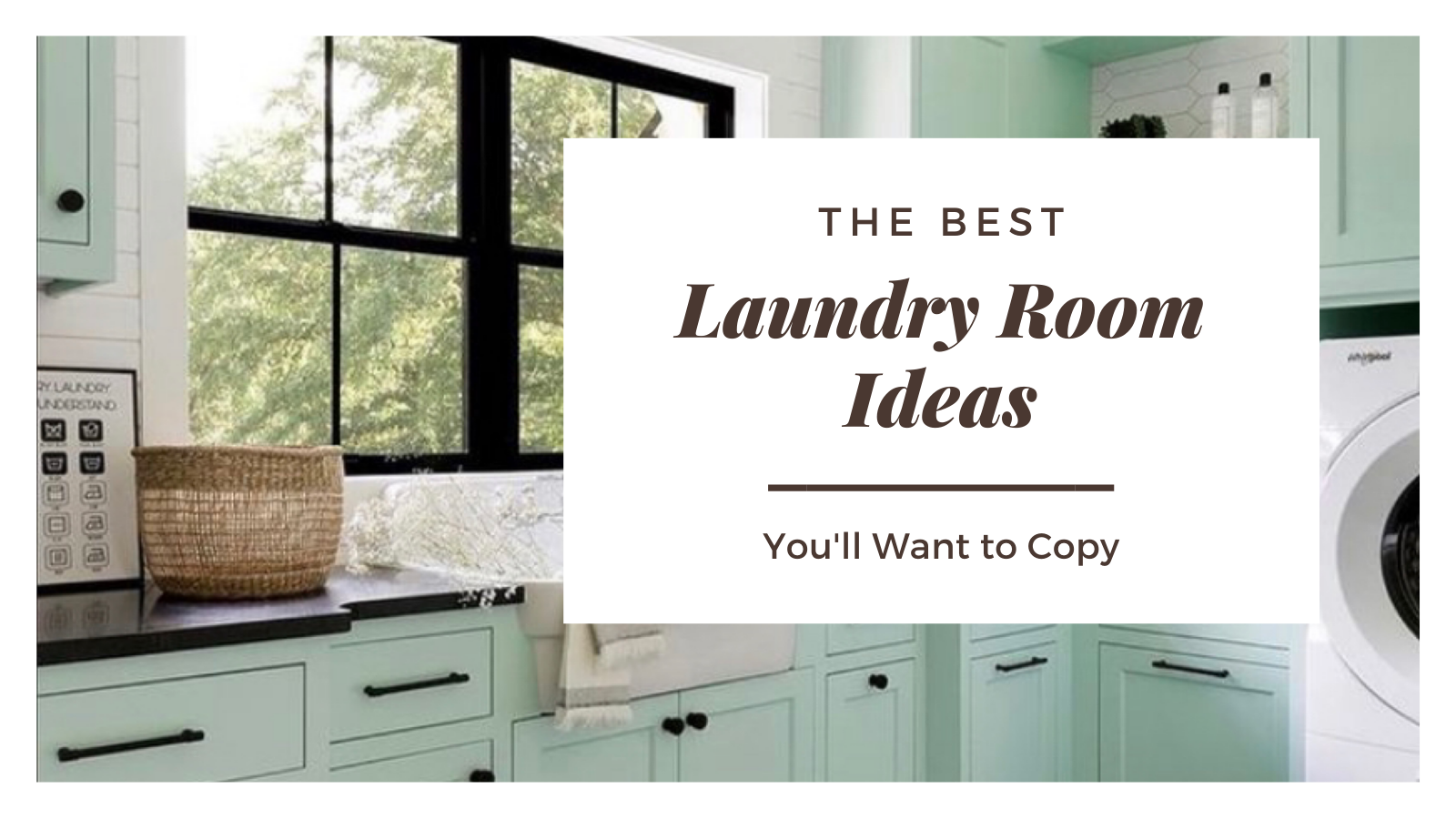 20 Laundry Room Ideas To Try In Your Home - Chaylor &amp;Amp; Mads for 3 Laundry Room Ideas You Might Not Have Thought Of
