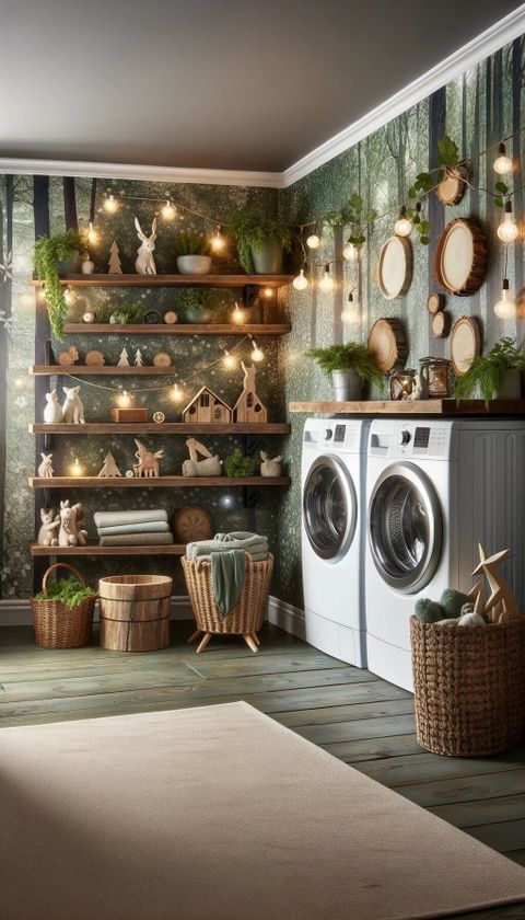 20 Magical Whimsical Laundry Room Inspirations For A Fun Makeover (2025) intended for