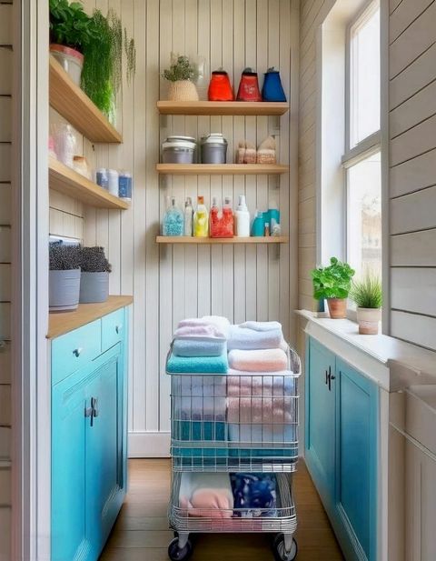 20 Narrow Laundry Room Ideas To Organize Your Laundry Room - All Crafts within The Art of Organizing Your Laundry Room for Seamless Living