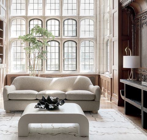 21 Boucle Sofas And Sectionals That Are Stunning - Happily Inspired for The Art of Integrating a Pink Boucle Sofa into Your Living Space Design