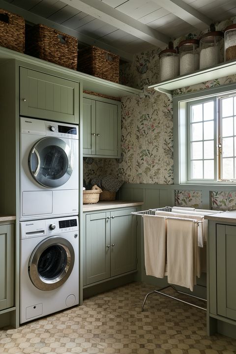 21+ Cottage-Inspired Laundry Rooms With A Vintage Vibe We Love pertaining to Bringing Cottage Serenity to Your Laundry Room