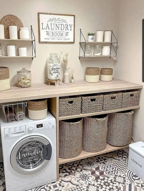 27 Laundry Room Ideas That Look Amazing (And Are Insanely Organized) with regard to 7-Day Plan: Get A Spotless, Beautifully Organized Laundry Room