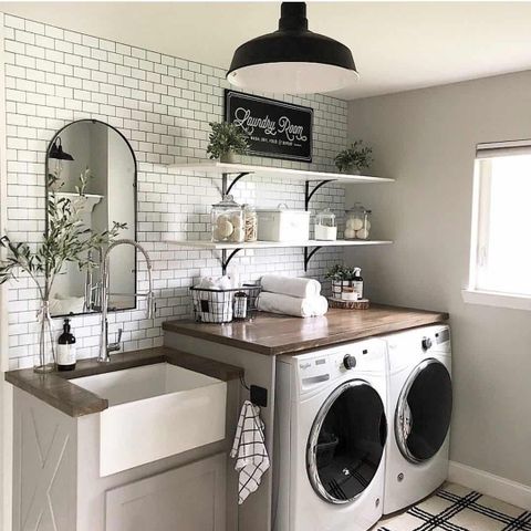 27 Laundry Room Shelving Ideas For An Organized Space inside