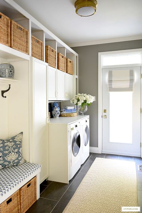 45 Laundry Room Ideas That Are Full Of Style And Functionality for Designing a Dual-Purpose Laundry Room Pet Care Meets Practicality