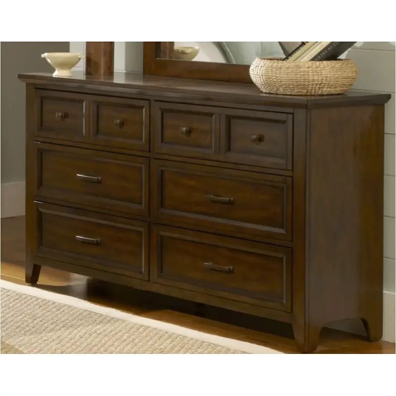 461-Br31 Liberty Furniture Laurel Creek 6 Drawer Dresser with