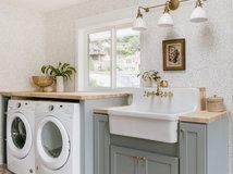 Bringing Cottage Serenity to Your Laundry Room