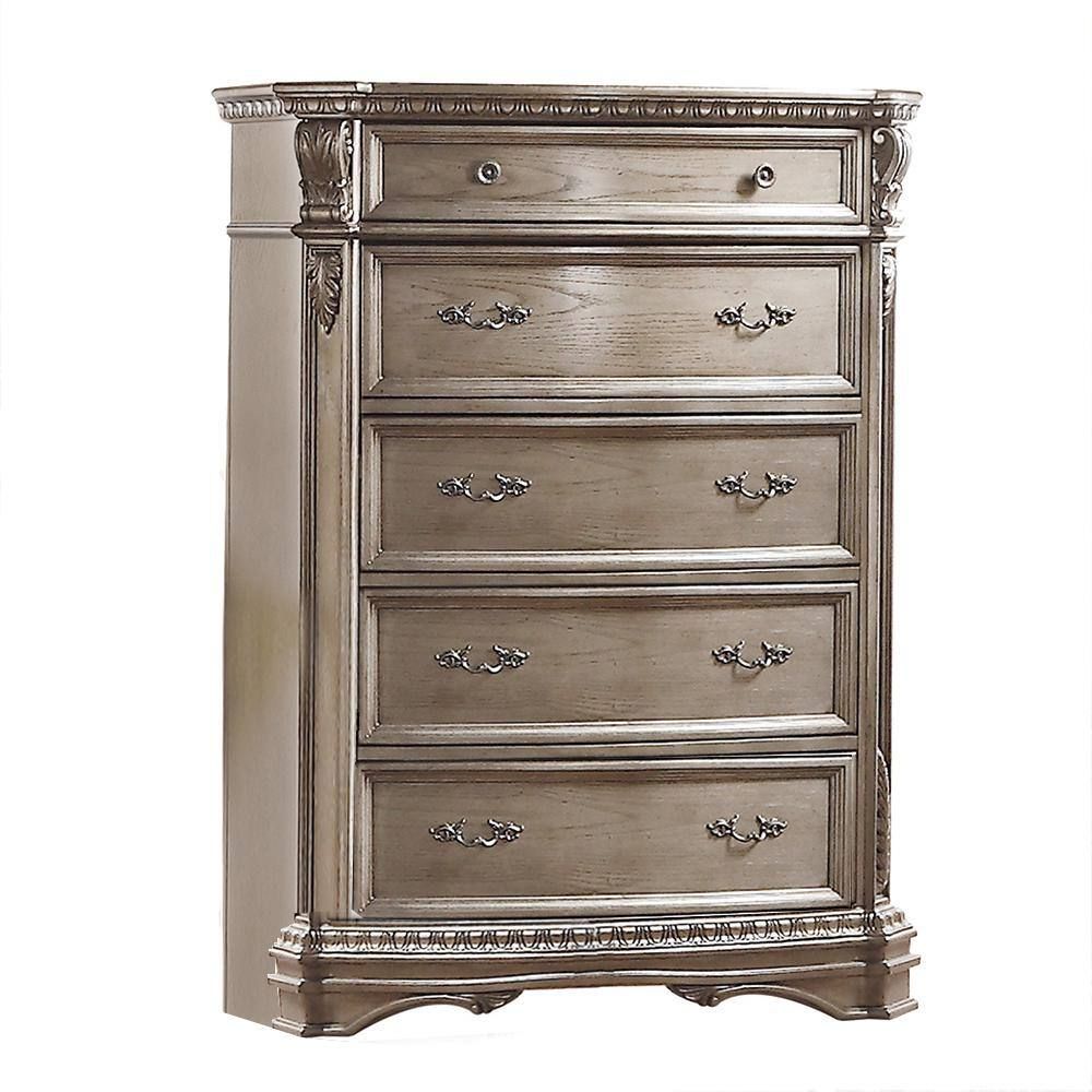 Understanding the Character of a 5-Drawer Antique Silver Chest