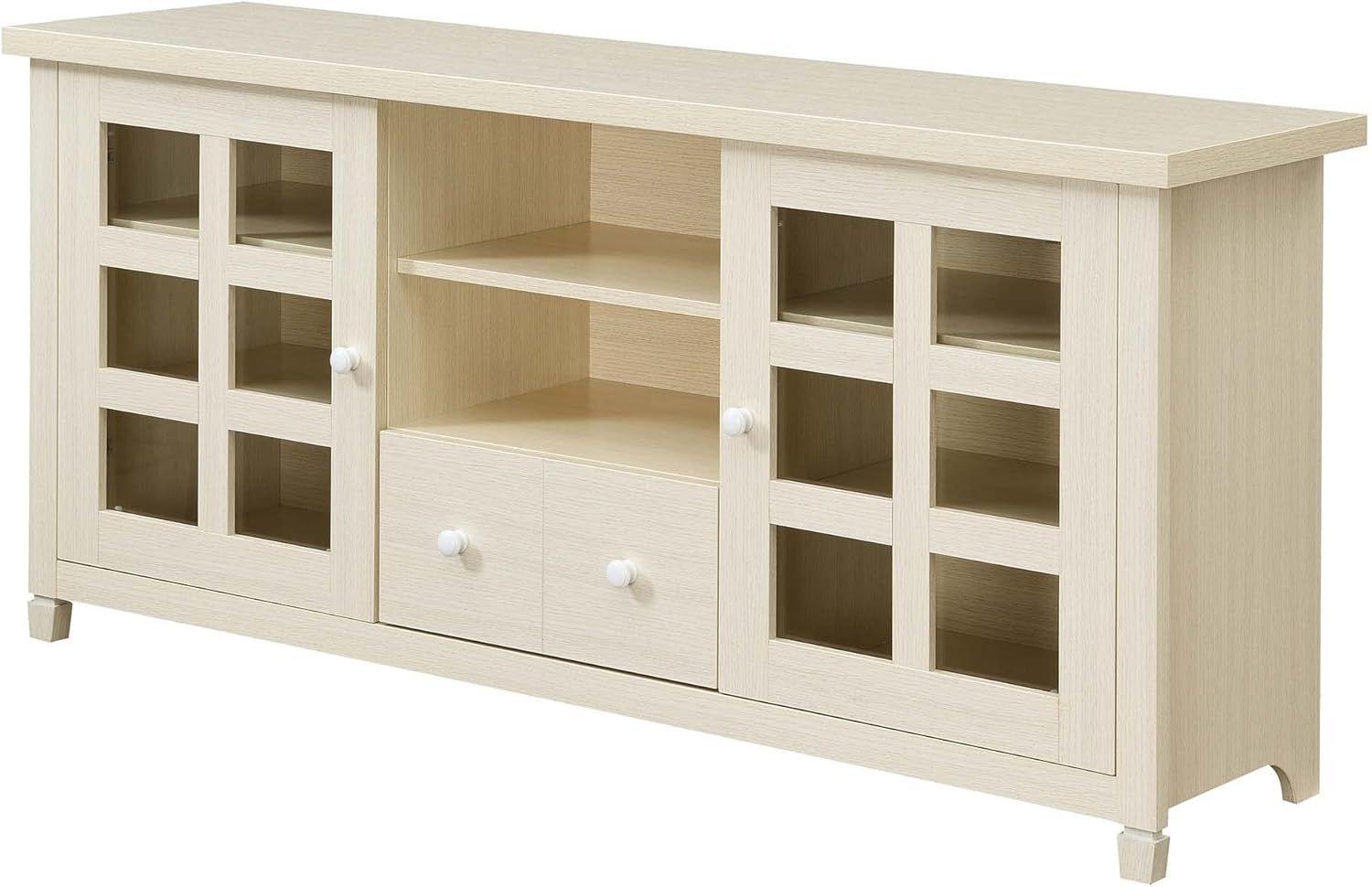Amazon.com: Convenience Concepts Newport Park Lane 1 Drawer Tv Stand ... pertaining to Mastering Media Storage Discover the Newport Park Lane TV Stand