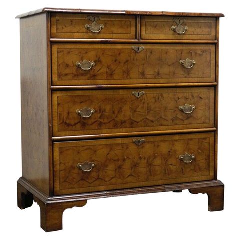 Antique 19Th Century Mahogany Chippendale Five-Drawer Chest For Sale At ... pertaining to