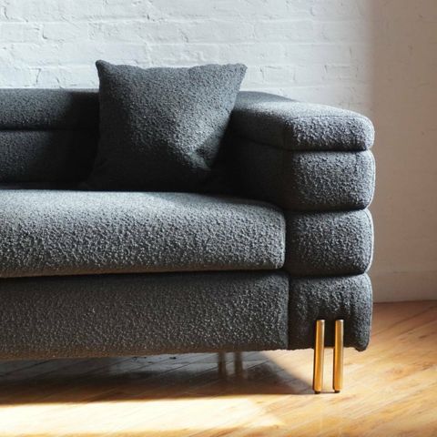 Art Deco-Inspired Boucle Modern Sofa - Aptdeco for The Art of Integrating a Pink Boucle Sofa into Your Living Space Design