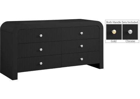 Artisto Black Dresser with regard to