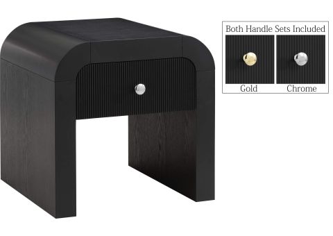 Artisto Black End Table with The Artisto Black Chest Craftsmanship and Timeless Home Decor