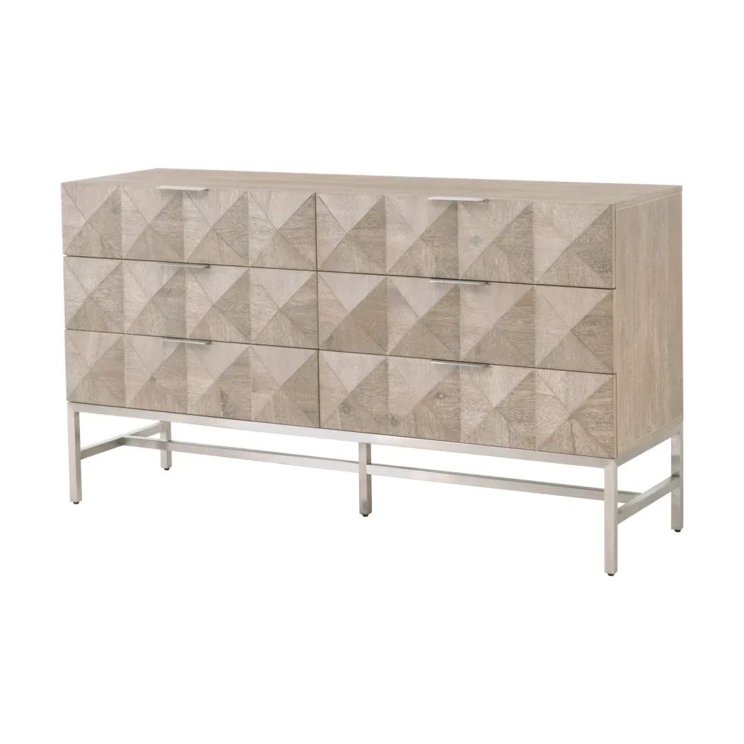 Atlas 6-Drawer Double Dresser - Kind &amp;Amp; Woodi inside Maximizing Utility Expert Tips for Your Atlas Double Dresser