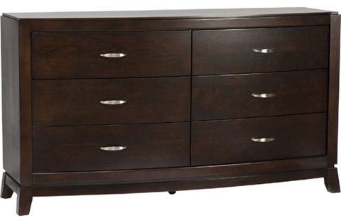 Avalon Dark Brown 6 Drawer Dresser - Dressers - By Homesquare | Houzz throughout The Enduring Appeal of the Newton Brown 6-Drawer Dresser in Modern Homes