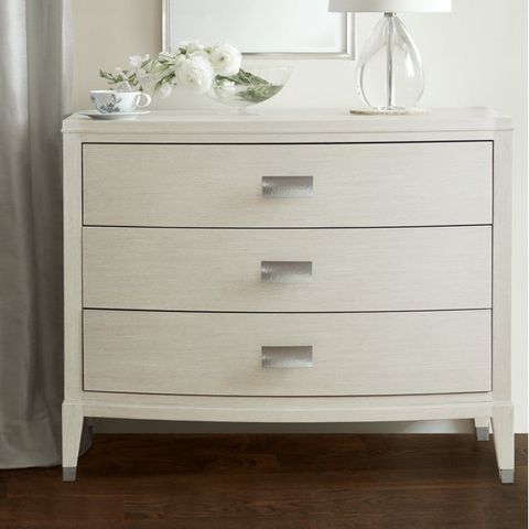 Bernhardt East Hampton 29.5'' Tall 3 - Drawer Bachelor's Chest In ... within Bernhardt East Hampton Tall Chest, Cerused Linen