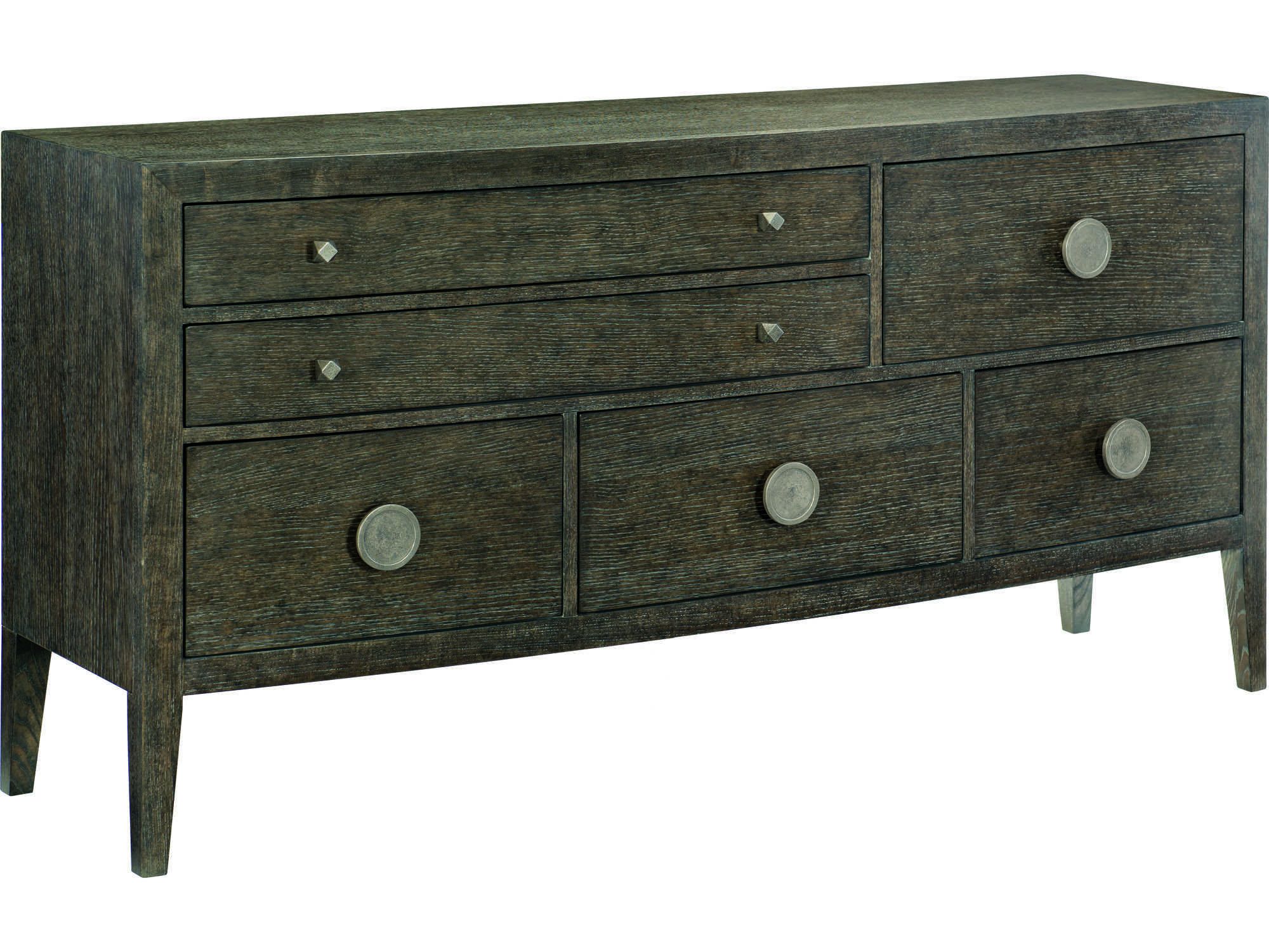 Bernhardt Linea 68&quot; Wide 6-Drawers Brown Oak Wood Dresser | Bh384130B with Bernhardt Linea Dresser