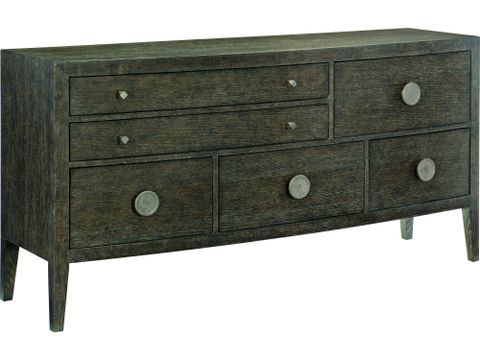 Bernhardt Linea 68" Wide 6-Drawers Brown Oak Wood Dresser | Bh384130B with Bernhardt Linea Dresser