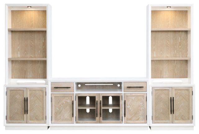 Boca Grande 5-Piece Entertainment Set - Farmhouse - Entertainment ... in Beyond the Box Understanding the Craftsmanship of the Boca Grande Entertainment Set