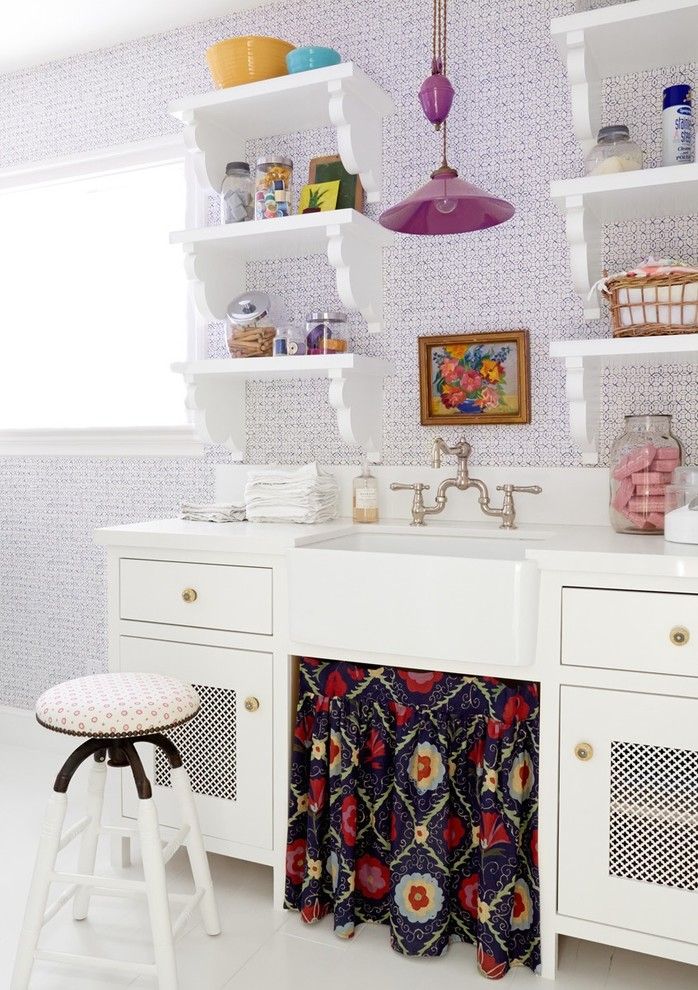 Bright English Beach Cottage - Traditional - Laundry Room - Los Angeles ... regarding 9 Sweet Ideas For An English Cottage Laundry Room