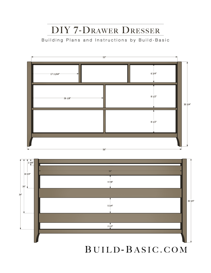 Build A Diy 7 Drawer Dresser ‹ Build Basic pertaining to