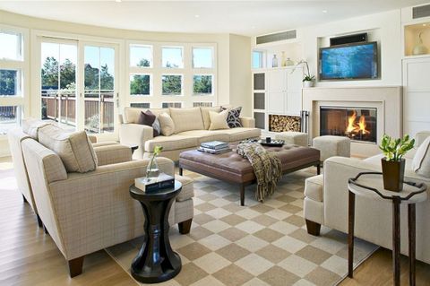 Comfortable Family Room | Large Living Room Layout, Big Living Rooms ... regarding Crafting a Comfortable Home Thoughtfully Choosing Your Seating