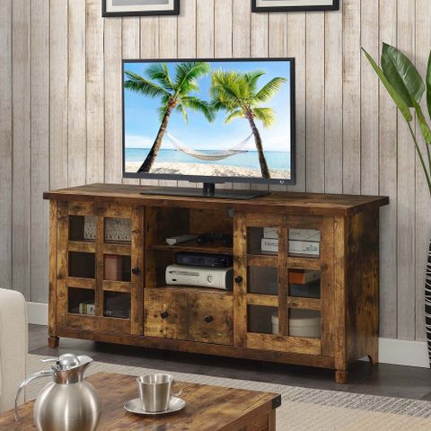Convenience Concepts Newport Park Lane 1 Drawer Tv Stand With Storage ... inside