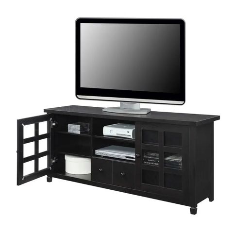Convenience Concepts Newport Park Lane 60″ Tv Stand, Multiple Colors Tv ... with regard to