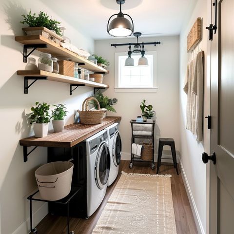 Design Efficient Laundry Room throughout