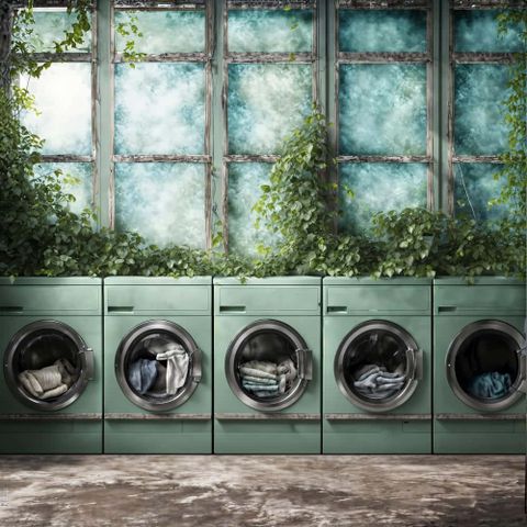 Download Eco Friendly Laundry Room Design Wallpaper | Wallpapers.com in